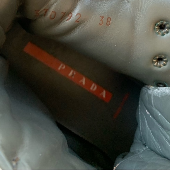 Rare Vintage Prada Linea Rossa Prada Sport Lace Up Suede Boot Women’s 38 - Picture 3 of 7